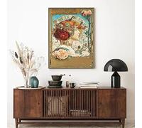 LTjiajuypd Impressions sur toile, peintures, rétro, classique, femme française, impressionniste, symbolisme de la liberté, affiches, art mural, photos, décoration d'intérieur (60 x 80 cm)