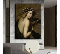 LTjiajuypd Impressions sur toile vintage, peinture baroque italienne de la Renaissance, affiche d'Artemisia Gentileschi, art mural pour décoration d'intérieur, 60 x 80 cm, sans cadre