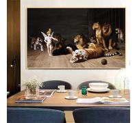 LTjiajuypd Jean-Léon Gérôme « Qui que vous soyez, voici votre maître » Impression sur toile, peinture à l'huile, tableau d'art, décoration murale, décoration d'intérieur (60 x 90 cm, sans cadre)