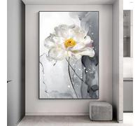 LTjiajuypd Peinture sur toile abstraite de style nordique avec fleurs, affiches et impressions de plantes nordiques, images décoratives murales pour salon, 70 x 110 cm, sans cadre
