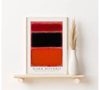 LTjiajuypd Peintures abstraites sur toile, impressions Mark Rothko, graffiti, minimalisme, affiches et impressions d'art mural pour le salon (40x55cm)