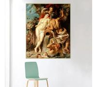 LTjiajuypd Peter Paul Rubens, L'Union de la Terre et de l'Eau, Impression sur toile, Peinture à l'huile, Décoration murale, 40 x 50 cm