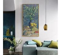 LTjiajuypd Portrait de l'artiste Paul Gauguin, toile imprimée, affiche, décoration murale, 60 x 120 cm, sans cadre