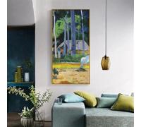 LTjiajuypd Portrait de l'artiste Paul Gauguin, toile imprimée, affiche, décoration murale, 60 x 120 cm, sans cadre
