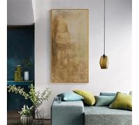LTjiajuypd Portrait de l'artiste Paul Gauguin, toile imprimée, affiche, décoration murale, 60 x 120 cm, sans cadre