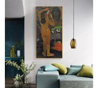 LTjiajuypd Portrait de l'artiste Paul Gauguin, toile imprimée, affiche, décoration murale, 60 x 120 cm, sans cadre