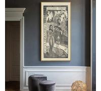 LTjiajuypd Portrait de l'artiste Paul Gauguin, toile imprimée, affiche, décoration murale, 60 x 120 cm, sans cadre