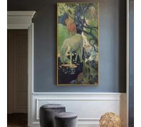 LTjiajuypd Portrait de l'artiste Paul Gauguin, toile imprimée, affiche, décoration murale, 60 x 120 cm, sans cadre
