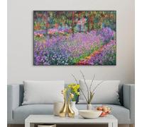 LTjiajuypd Reproduction d'une peinture à l'huile classique de Madame Monet et son fils, par Claude Monet. Affiche vintage sur toile, décoration murale pour chambre (70 x 100 cm, sans cadre).