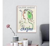 LTjiajuypd Reproduction sur toile d'une peinture de Marc Chagall, série d'affiches, impression sur toile pour la décoration murale du salon et de la chambre (30x50cm/sans cadre)