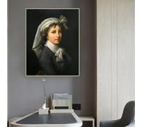 LTjiajuypd Self-portrait by Élisabeth Vigée Le Brun Canvas Oil Painting Prints Picture Wall Artwork Decor Home Decoration(70x100cm)