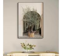LTjiajuypd Stampe moderne, semplici tele con paesaggio urbano italiano, ulivi verdi, decorazione per soggiorno e ufficio (40x50 cm/senza cornice)