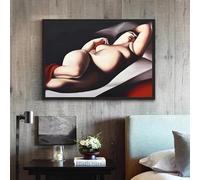 LTjiajuypd Tamara De Lempicka Œuvres d'art Affiche Portrait Féminin Impressions sur Toile Peinture Mur Art Exposition Salon Décoration de la Maison (70x100cm)