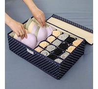 LTLWSH Boîte De Rangement en Tissu pour sous-vêtements, Maison avec Boîte De Rangement en Tissu Oxford Chaussettes Boîte De Rangement pour Soutien-Gorge