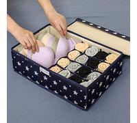 LTLWSH Boîte De Rangement en Tissu pour sous-vêtements, Maison avec Boîte De Rangement en Tissu Oxford Chaussettes Boîte De Rangement pour Soutien-Gorge