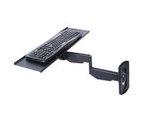 LTLWSH Plateau À Clavier Ergonomique Articulé Tenture Murale Ordinateur Portable Clavier Support Extender Réglable Attachable en Alliage D'aluminium Support De Bras,40x29cm/15.7x11.4in