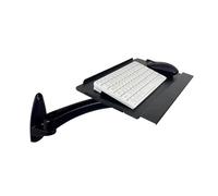 LTLWSH Wall Mount Keyboard Arm Plateau Articulé pour Clavier/Souris Rotatif Ajustable Murale Portable Clavier Support,Noir