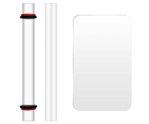 LTMMC Kit pâte polymère FIMO, 2 rouleaux d'argile acrylique avec planche acrylique