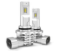 LTONXEN 9006/HB4 Ampoule LED, 6500K Blanc pour Voiture 12V-24V Kit de remplacement pour les DRL/brouillard. (2 Pcs) (2 Ans de Garantie).