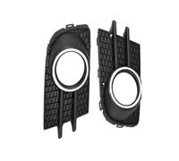 LTQSIV 2 Grilles Pare-chocs Avant Gauche Droite Avec Cache Feux Antibrouillard Pour VW Pour Tiguan (UE) 2012-2018 5N0853665 Et 5N0853666(Chrome)