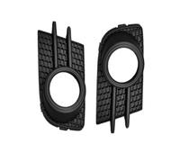 LTQSIV 2 Grilles Pare-chocs Avant Gauche Droite Avec Cache Feux Antibrouillard Pour VW Pour Tiguan (UE) 2012-2018 5N0853665 Et 5N0853666(Black)