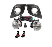 LTQSIV Grille Chromée Avec Faisceau Câblage Pour Feux Antibrouillard Avant À LED DRL Pour Toyota Pour Hilux Et Pour Revo 2015 2016 2017 2018(Light fog set)
