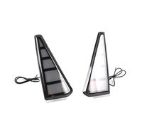 LTQSIV Lot De 2 Feux De Brouillard Arrière À LED Clignotants Avec Réflecteur, Feu De Pare-chocs Et Feu Stop Pour Toyota Pour NOAH Et Pour VOXY Série 80(Style 4)