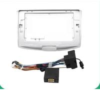LTQSIV Panneau Tableau Bord 10 Pouces pour VW pour Passat B7 B6 CC pour Magotan 2011-2018 Adaptateur De Cadre pour Autoradio Android Kit De Cadre avec Câble d'alimentation(Frame Cable Canbus)