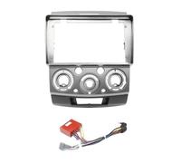 LTQSIV Panneau Tableau Bord Façade D'autoradio 2 DIN 9 Pouces pour Mazda pour BT-50 2000 2010 avec Lecteur DVD GPS MP5 Kit D'installation pour Tableau Bord(MT Frame Cable)