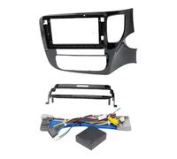 LTQSIV Panneau Tableau Bord Façade D'autoradio 9/10 Pouces pour Mitsubishi pour Outlander 2014-2019 Lecteur Stéréo Android 2 DIN Panneau De Tableau De Bord(9Inch RHD withcable)