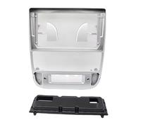 LTQSIV Panneau Tableau Bord Façade D'autoradio 9 Pouces Compatible avec Les Modèles pour Peugeot 406 1999-2004(Silver Frame)