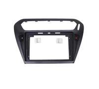 LTQSIV Panneau Tableau Bord Façade D'autoradio 9 Pouces Lecteur Stéréo Android 2 DIN Panneau De Tableau De Bord pour Peugeot 301 2014(Black Frame)