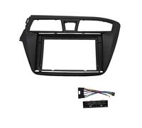 LTQSIV Panneau Tableau Bord Façade D'autoradio 9 Pouces pour Hyundai I20 2015-2017 Lecteur MP5 Android Panneau Cadre Unité Principale 2 DIN Cache Tableau De Bord(Frame with Cord)