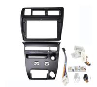 LTQSIV Panneau Tableau Bord Façade D'autoradio 9 Pouces pour Toyota pour Corolla pour Sprinter 1991-1997 Boîte Manuelle Climatisation Kit D'installation Adaptateur Console(Frame Cable RHD at)