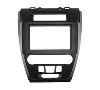 LTQSIV Panneau Tableau Bord Façade D'autoradio pour Ford pour Fusion SE SEL Mondeo 2009-2012 Panneau Stéréo 2DIN 10 Pouces Faisceau Câblage Câble d'alimentation Adaptateur(Frame,Black)