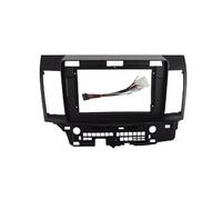 LTQSIV Panneau Tableau Bord Façade D'autoradio pour Mitsubishi pour Lancer 2008-2016 Écran 10,1 Pouces Lecteur MP5 Android 2DIN Panneau Stéréo(Set)