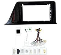 LTQSIV Panneau Tableau Bord Kit D'adaptation De Façade pour Autoradio Android 2 DIN 9 Pouces pour Toyota pour CHR pour IZOA 2016+ Conduite À Droite(Full Set RHD 15CM)