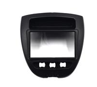 LTQSIV Panneau Tableau Bord pour Toyota pour Aygo 2005-2014 Support Double pour Autoradio 2 DIN Compatible Façade Panneau DVD Et Cache