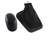 LTQSIV Pour Mercedes Pour Benz Pour Sprinter 2000 2001 2002 2003 2004 2005 Noir Et Cuir Pommeau De Levier De Vitesse De Voiture Soufflet De Protection(Black set)