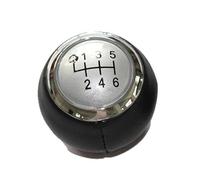 LTQSIV Pour Toyota Pour Corolla E15 E150 2006-2012 5/6 Vitesses Cuir Manuel Pommeau De Levier De Vitesse Levier De Vitesse Poignée Bâton(6 speed silver knob)