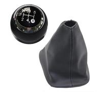 LTQSIV Pour Toyota Pour Corolla E15 E150 2006-2012 5/6 Vitesses Cuir Manuel Pommeau De Levier De Vitesse Levier De Vitesse Poignée Bâton(5 speed black pair)