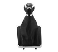 LTQSIV Pour VW Pour Passat B6 2005 2006 2007 2008 2009 2010 2011 5/6 Vitesse MT Pommeau De Levier De Vitesse Bâton Soufflet Cache-Coffret Collier(5 Speed A)