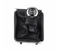 LTQSIV Pour VW Pour Passat B6 2005 2006 2007 2008 2009 2010 2011 5/6 Vitesses MT Pommeau De Levier De Vitesse Bâton Soufflet Cache-Coffret Collier(6 Speed)