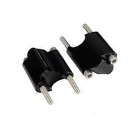 LTQSIV Rehausse Guidon Kit D'extension Bloc Rehaussement Barre 25mm 1" pour Harley pour Sportster XL1200X XL 1200 883 48 Support Montage Guidon De 2" Moto Pince Rehausseur Guidon(Noir)