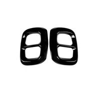 LTQSIV Tuyaux D'échappement Couvercle Sortie D'échappement Voiture pour Mercedes pour Benz Classe GLA X156 GLA 200 220 260 2015-2019 2018 Garniture en Acier Inoxydable Chromé Queue Gorge(Noir)