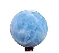 LTRAJUYNH 1 boule de quartz calcite bleue de 1,4 à 1,7 kg, pierre de cristal de quartz