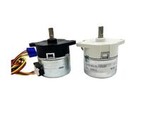 LTRAJUYNH 1PC DC12V/DC 24V 35BY412L 35mm Diamètre Rond Démarreur électronique Pas à Pas 4 Phases 5 Fils PM35 Réducteur Planétaire Engrenage Moteur Pas à Pas D-Arbre Modèle B