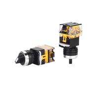 LTRAJUYNH 1pc LA38 Rotary Switch 2gear on-Off Latching Switch 22MM 10A