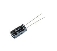 LTRAJUYNH 20PCS/LOT 63v 47uf 6x11mm Aluminum electrolytic Capacitor 47uF 63V 6 * 11 Electrolytic Capacitor 63v 47uf