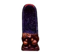 LTRAJUYNH Deep Purple Uruguay Quartz Amethyst Cave Geode Feng Shui Crystal Ornaments for Divination Photography Decoration,Purple-40cm